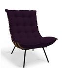 Poltrona Costela Roxo