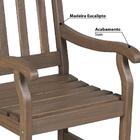 Poltrona Costelinha 54cm 1 Lugar P/área Externa Eucalipto -c