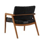 Poltrona Couro E Veludo 235 Uxua Preto