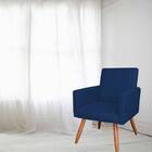 Poltrona Croft Pés Palito Azul Marinho Bnn Decor