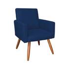 Poltrona Croft Pés Palito Azul Marinho Bnn Decor