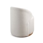 Poltrona Curva Moderna Brenda Design Arredondado Yescasa Nude