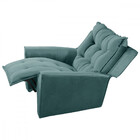 Poltrona Da Mamãe Para Sala Reclinavel Carinho Veludo Ciano