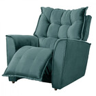 Poltrona Da Mamãe Para Sala Reclinavel Carinho Veludo Ciano