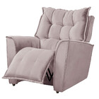 Poltrona Da Mamãe Reclinável Carinho Veludo - Star Confort