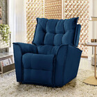 Poltrona Da Mamãe Reclinável Carinho Veludo - Star Confort