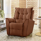 Poltrona Da Mamãe Reclinável Carinho Veludo - Star Confort