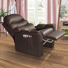 Poltrona Da Mamãe Retrátil E Reclinável Corino Café