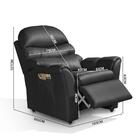 Poltrona Da Mamãe Retrátil E Reclinável Corino Preta