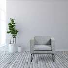 Poltrona Dallas Linho Cinza