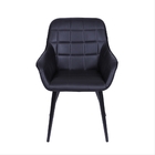 Poltrona Dana Preta Com Braço - Or Design