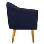 Poltrona Dandara Pés Palito Corano  - Doce Sonho Móveis - Azu