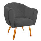 Poltrona Dandara Pés Palito Corano  - Doce Sonho Móveis - Cin