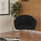 Poltrona Dandara Pés Palito Corano  - Doce Sonho Móveis - Pre