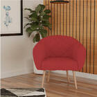 Poltrona Dandara Pés Palito Corano  - Doce Sonho Móveis - Ver