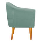 Poltrona Dandara Pés Palito Linho - Doce Sonho Móveis - Azul