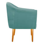 Poltrona Dandara Pés Palito Suede - Amarena Móveis - Azul Tif