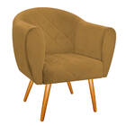 Poltrona Dandara Pés Palito Suede - Doce Sonho Móveis - Mosta