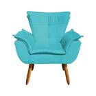 Poltrona Dante Pés Palito Ciano Bnn Decor