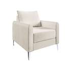 Poltrona Davos Off White Sofá Go