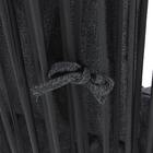 Poltrona para Jardim de Aço e Vime sem Braço Atys Preto 1,42x1mx98cm Naterial