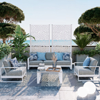 Poltrona para Jardim de Alumínio com Braço Athena Branca 91x95x88cm Naterial