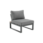 Poltrona San Diego 73x66x66cm Cinza Naterial