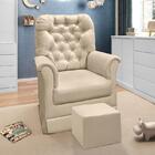 Poltrona De Amamentação Agatha Com Balanço E Puff - Phoenix B