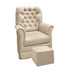 Poltrona De Amamentação Agatha Com Balanço E Puff - Phoenix B