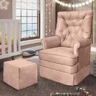 Poltrona De Amamentação Alana Com Balanço E Puff - Phoenix Ba