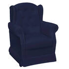 Poltrona De Amamentação Alice Com Balanço Corano Azul Marinho