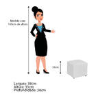 Poltrona De Amamentação Alice Com Balanço E Puff Corano Branc