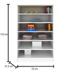 Poltrona De Amamentação Balanço Com Puff E Armário Branco