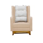 Poltrona De Amamentação Balanço Diana Puff  Bege - Blissbaby