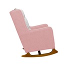 Poltrona De Amamentação Balanço Diana Puff - Blissbaby Linho