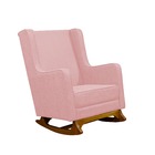 Poltrona De Amamentação Balanço Diana Puff Rose - Blissbaby