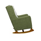 Poltrona De Amamentação Balanço Diana Puff Verde - Blissbaby