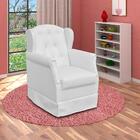 Poltrona De Amamentação Balanço E Armário Multiuso Branco