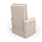 Poltrona De Amamentação Balanço E Puff Laura Base Madeira Lin