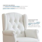 Poltrona De Amamentação Balanço E Puff Letícia Phoenix Baby B