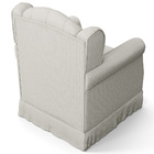 Poltrona De Amamentação Balanço E Puff Lucy P04 Linho Off Whi