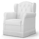 Poltrona De Amamentação Balanço E Puff Lucy Z39 Sintético Bra