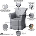 Poltrona De Amamentação Balanço E Puff Sophia P04 Sintético C