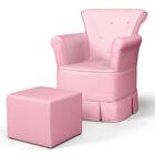 Poltrona De Amamentação Balanço E Puff Sophia P04 Sintético R