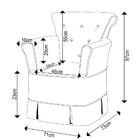 Poltrona De Amamentação Balanço E Puff Sophia P04 Sintético R