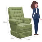 Poltrona De Amamentação Balanço Ellen Com Puff - Blissbaby Bo