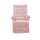 Poltrona De Amamentação Balanço Ellen Puff Rose - Blissbaby