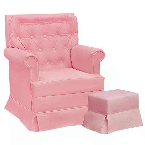 Poltrona De Amamentaçao Balanço Giulia Com Puff Ft Milani Sto