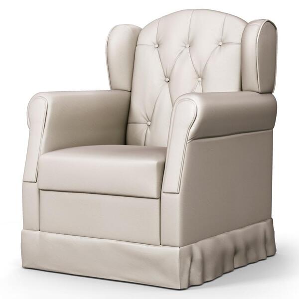 Poltrona De Amamentação Balanço Letícia Sintético Bege - Phoe