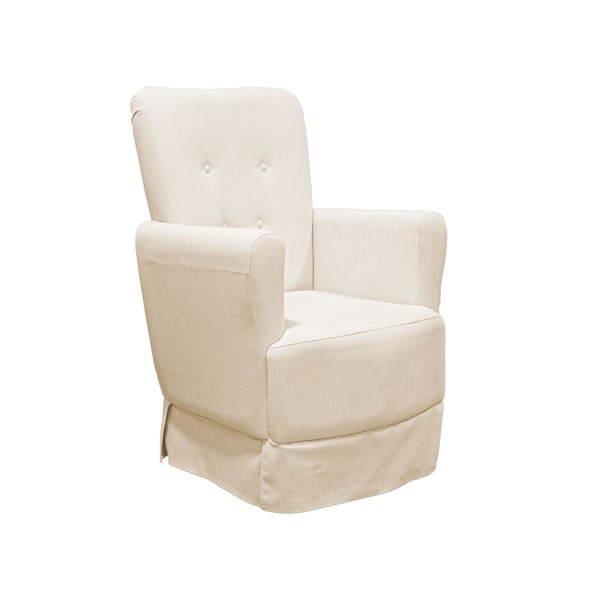 Poltrona De Amamentação Balanço Lis Puff - Blissbaby Linho Be